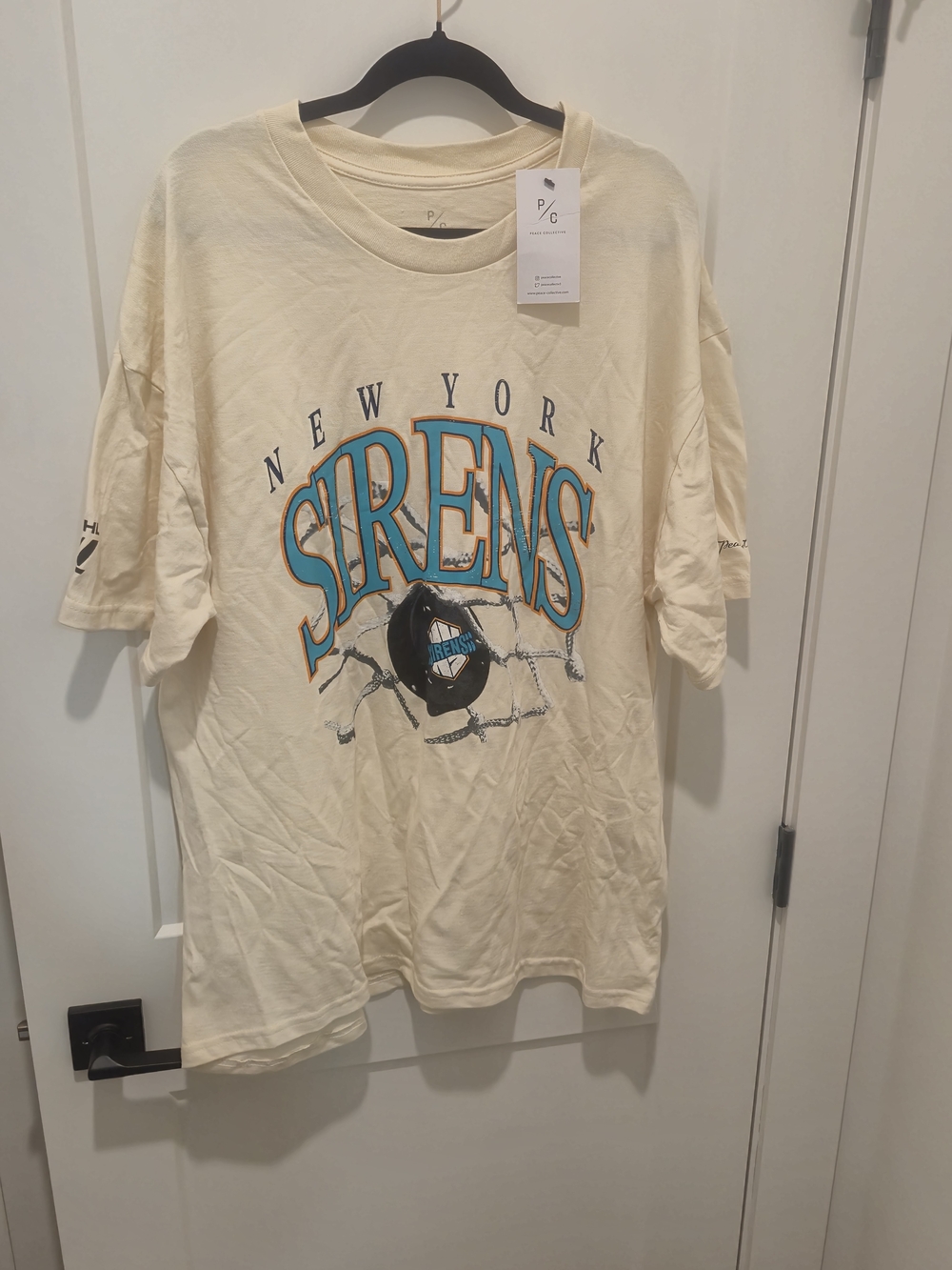 P/C Cream New York Sirens Graphic Tee